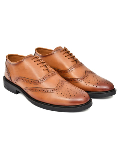 EZRO Men's Genuine Leather Business Oxford Shoes