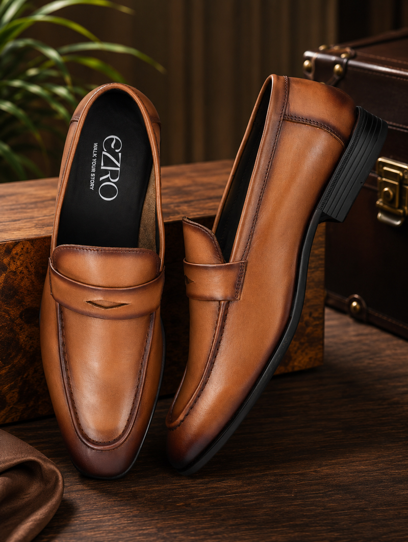 EZRO Elegant Loafers, Effortless Confidence