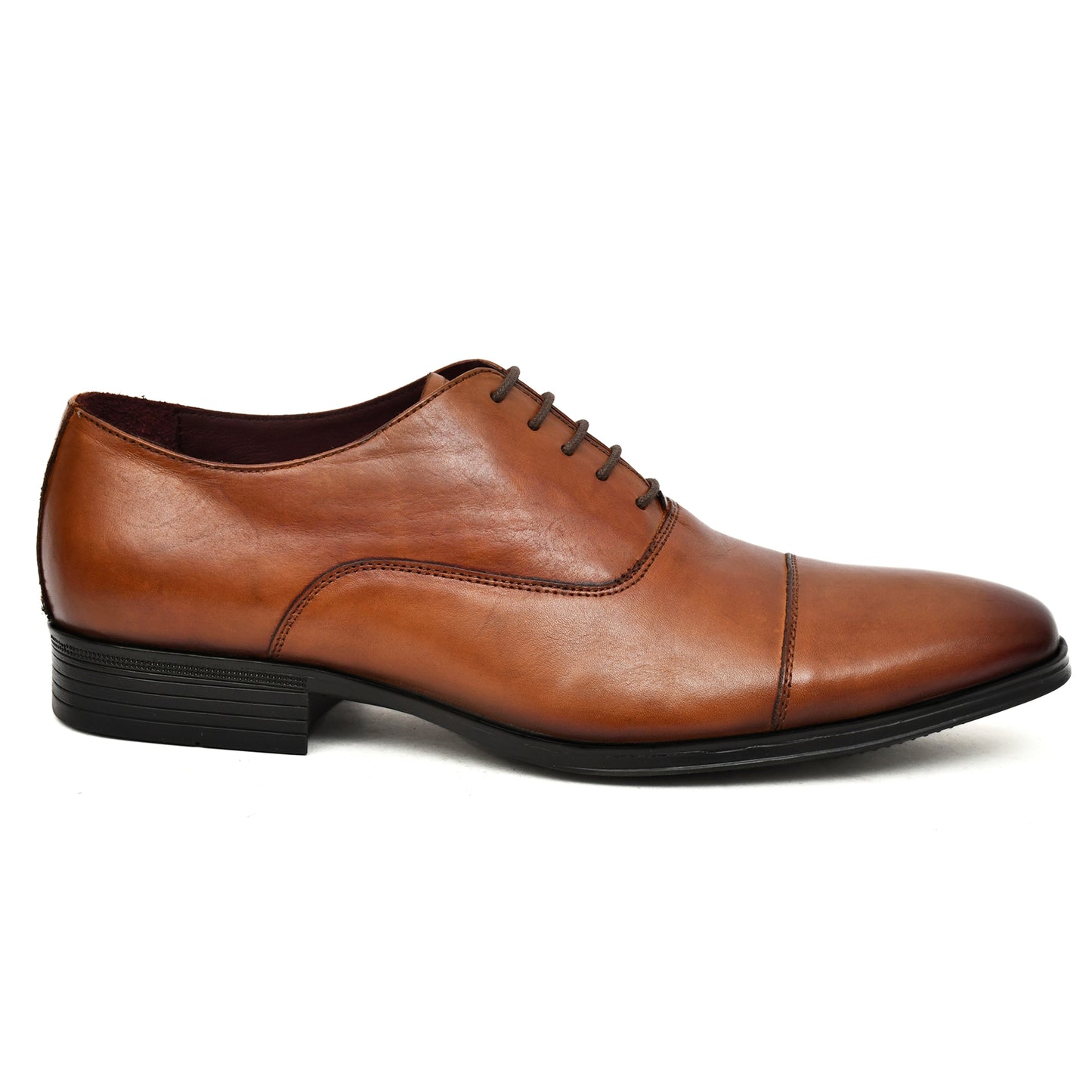 EZRO Men's Premium Tan Oxford Formal Dress Shoes