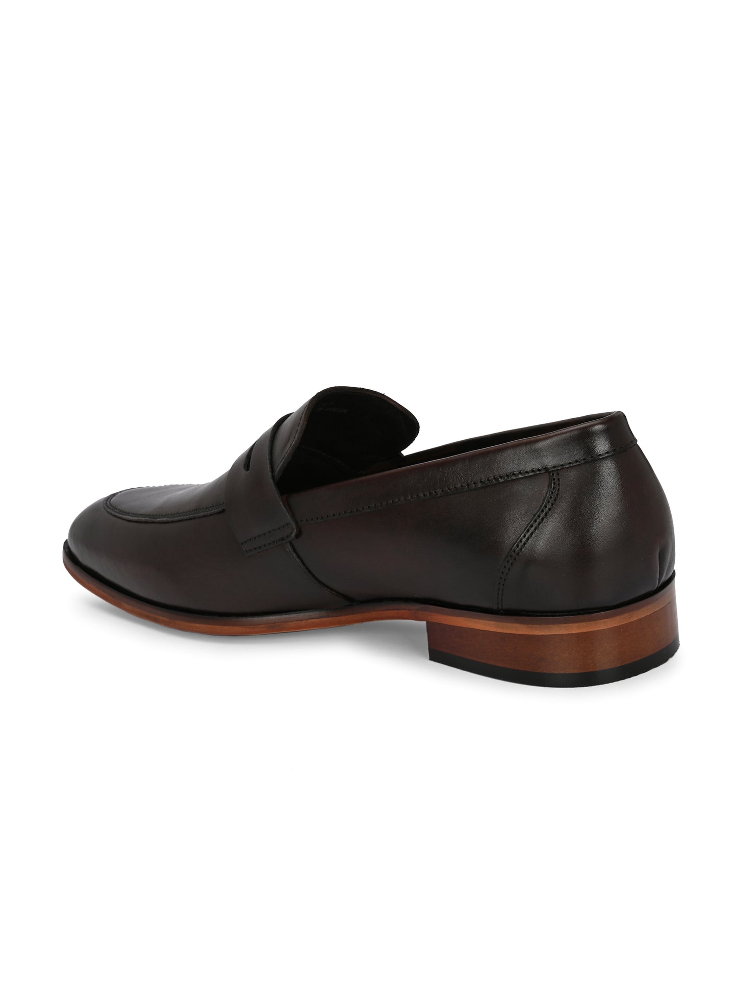 EZRO Men's Premium Brown Formal Loafers | Classic Slip-On Business, Office & Wedding Dress Shoes