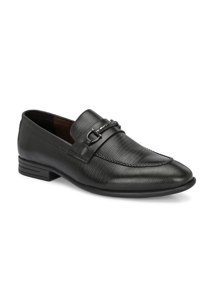 EZRO Men's Premium Black Loafers | Comfortable Slip-On Casual, Office & Party Shoes for Men