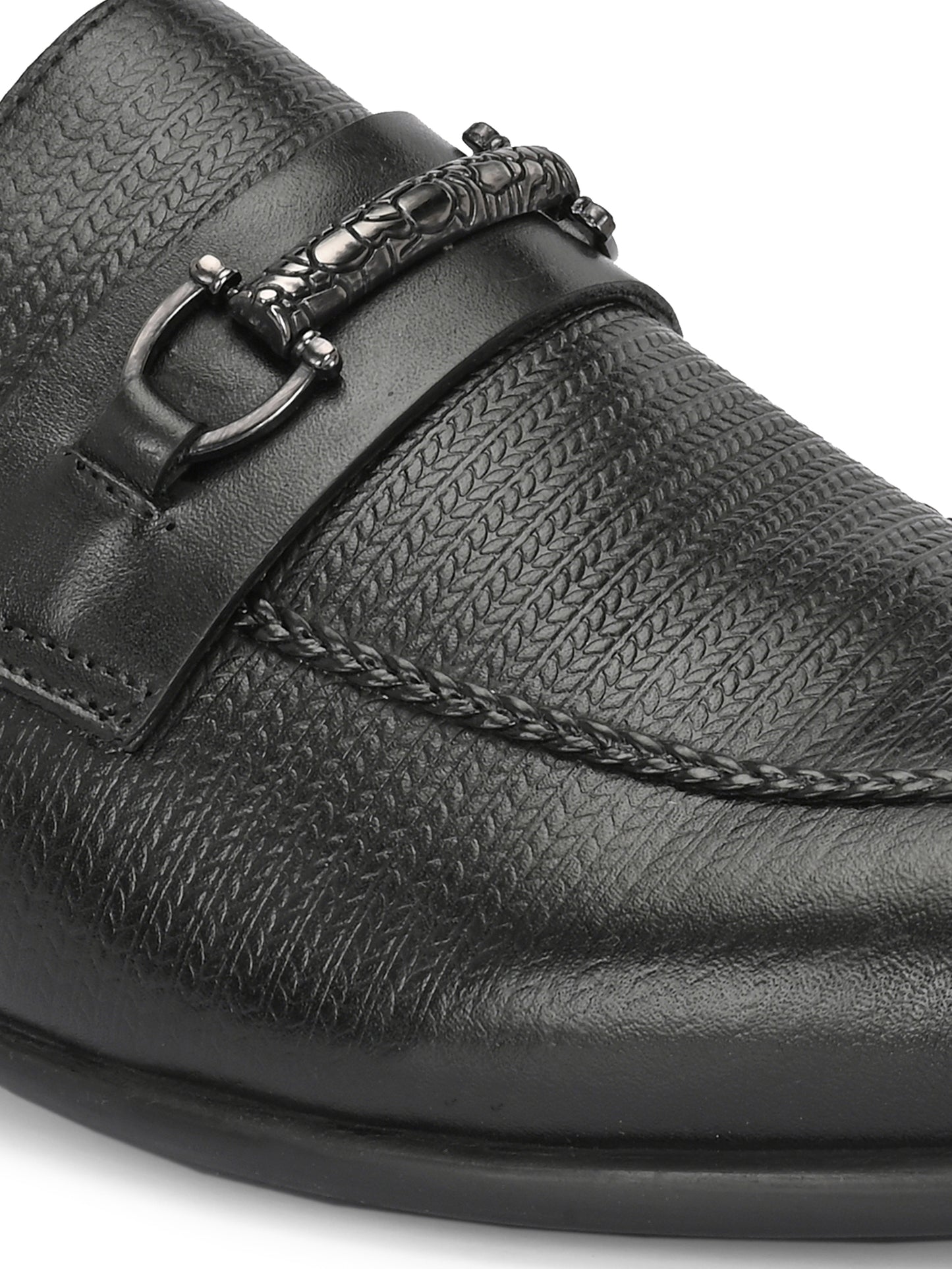 EZRO Men's Premium Black Loafers | Comfortable Slip-On Casual, Office & Party Shoes for Men