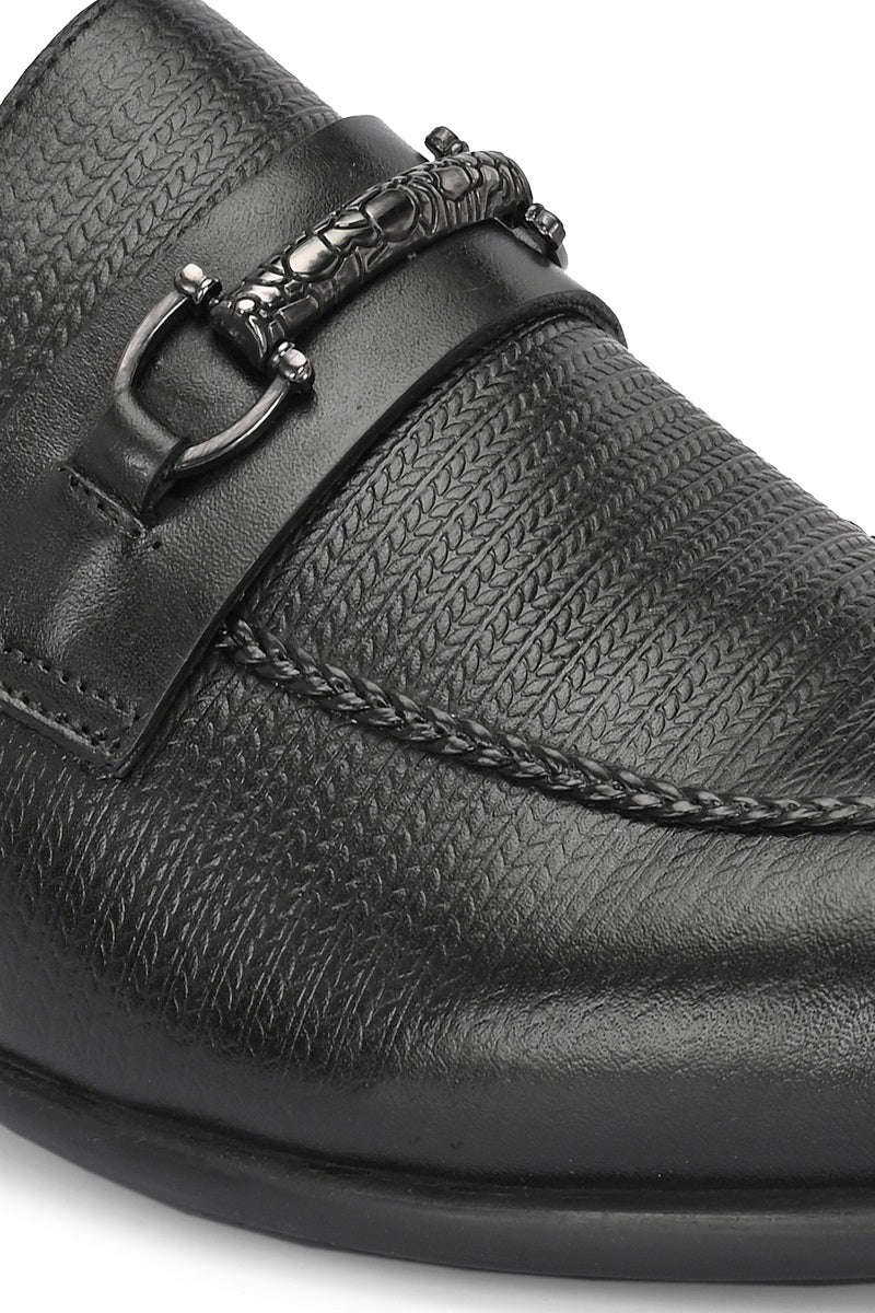 EZRO Men's Premium Black Loafers | Comfortable Slip-On Casual, Office & Party Shoes for Men