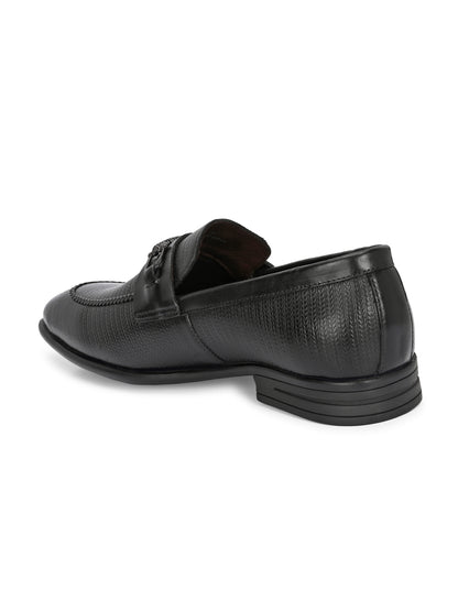 EZRO Men's Premium Black Loafers | Comfortable Slip-On Casual, Office & Party Shoes for Men